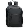 Pepe Jeans Dorking Zaino per Laptop Doppio Scomparto Adattabile 15.6 inches Nero 25x37x12 cm Poliestere with dettagli in Pelle Sintetica 11.1L di Joumma Bags