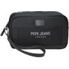 Pepe Jeans Durham Nero Marsupio 21x12.5x7 cm Poliestere with dettagli in Pelle Sintetica di Joumma Bags