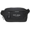 Pepe Jeans Durham Piccola Borsa a Tracolla Nero 15x19.5x6 cm Poliestere di Joumma Bags