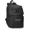 Pepe Jeans Durham Zaino Casual per Laptop 13.3 inch Nero 25x37x12 cm Poliestere 11.1L di Joumma Bags