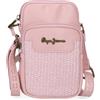 Pepe Jeans Clara Borsa a Tracolla Rosa 11x17,5x2,5 cms Poliestere y PU di Joumma Bags