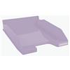 Exacompta - Cod.113264D - Confezione da 6 Vaschette portacorrispondenza Combo Midi Aquarel per formato A4+ - Impilabili - Capacità 500 fogli 80 gr - Dimensioni : 34,7 x 25,5 x 6,5 cm - Malva