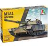Italeri 6596; M1A1 Abrams, Scala 1:35, Plastic Model Kit, Modello in Plastica da Montare, Modellismo
