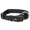 TRIXIE Collare per Cani Piccoli Trixie Premium - 22-35 cm Nero