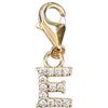 Depesche 11785-010 Charms Express Yourself - Ciondolo per collane e bracciali, Lettera E, Placcato Oro, Come Piccolo Regalo