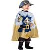 Ciao- Piccolo Moschettiere costume baby (Taglia 2-3 anni), Blu/Oro, 2-3 anni, 14535.2-3