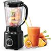 Teesa TSA3542B - Frullatore a pavimento, 500 W, 1,5 l, senza BPA, bianco, facile da pulire