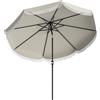 Outsunny Ombrellone da Giardino Ombrellone Esterno Inclinabile 2.7x2.7m Grigio | Aosom Italy