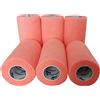 PintoMed Bendaggio Coesivo - 6 x Arancione - garza elastica - 6 rotoli x 10 cm x 4,5 m autoadesiva flessibile bende, primo soccorso - Wrap Cohesive Bandage - Confezione da 6