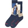 MuseARTa Francesco Hayez Calzini, Blu, 36-40 Unisex-Adulto