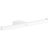 hansgrohe AddStoris - Portarotolo doppio, portarotolo da parete, porta carta igienica, fissaggio nascosto, accessori bagno, bianco opaco, 41748700