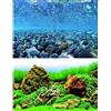 AMTRA VISION, sfondo in poster per acquario, decorazione dell'acquario, poster decorativo con doppia stampa, formato 60x150cm