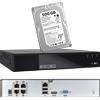 RVT-security NVR PoE 4 canali 5 MP H265 Motion Detection P2P IP Network Video Recorder ONVIF