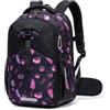 Amythe Zaino Adolescente Ragazza Cintura Rimovibile | Zaino Ergonomico 30L Impermeabile Cintura Rimovibile Bande Riflettenti Copertura
