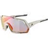 ALPINA Unisex - Adulti, ROCKET QV occhiali sportivi, cool-grey matt/rainbow, One Size