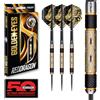 RED DRAGON Freccette Golden Eyes - Set Professionale in tungsteno 85% da 28 g con Alette e steli
