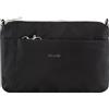 Picard Borsa a tracolla da donna in nylon, taglia unica, larghezza 3 cm, altezza 15 cm, lunghezza 20 cm, con chiusura lampo, per tutti i giorni, per le uscite, Nero, 3x15x20 cm (B x H x T)
