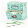 Dr. Bauer's Spazzolini monouso con dentifricio Dr. Bauer - confezione da 100 - spazzolino da viaggio ecologico con cannuccia - per dentisti, hotel, campeggio - dispenser ecologico