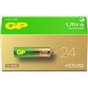GP Batterie AA - Set da 24 | GP Ultra | Pile Stilo AA Alcaline da 1,5V / LR06 - Lunga Durata
