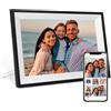 humblestead Cornice digitale Wi-Fi Humblestead, rotazione automatica, schermo touchscreen intelligente IPS da 10,1 pollici 1280 x 800, configurazione remota semplice tramite l'app AiMOR, bianco