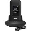 Beghelli - Telefono Anziani Salvalavita SLV41, Conchiglia, 4G, con Tasto SOS e Chiamata Rapida, Cellulare con Grandi Tasti, Volume Alto, Doppio Display 2.8, Torcia, Radio, Fotocamera - Colore: Nero