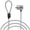 Waytex Cavo antifurto per PC, Cavo di Alta Sicurezza con Chiave per Laptop, PC, Smartphone, Tablet, Lunghezza 2,00 m