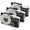 AONOMI 3 Multipack Casio xr-9we2s xr-9we Label tape cassette per Casio kl-120 kl-60 KL100 KL750 KL780 KL7000 Label Makers and more, 3/20,3 cm (9 mm) x 7,9 m (8 M), nero su bianco