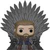 Funko Pop! Deluxe: GOT - Ned Stark On Throne - Game Of Thrones- Figura in Vinile da Collezione - Idea Regalo - Merchandising Ufficiale - Giocattoli per Bambini e Adulti - TV Fans