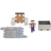 Mattel Minecraft Mayhem Playset con Personaggio e Blocchi, Giocattolo per Bambini 6+ Anni, GVL55
