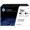 HP TONER HP ORIGINALE - 26X Codice: CF226XD (2 X CF226X)