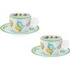 Set Tazzine Caffe'' Farfalla2pz