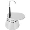 WAHEWUD Caffettiera Espresso, Caffettiera a Tubo Singolo Grande Capacità, Robusta Portatile e Facile da Usare, Caffettiera in Acciaio Inossidabile Adatta per Campeggio (50 ml)