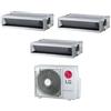 LG Condizionatore Canalizzato Trial Split LG Standard 9+9+9 Btu con MU3R19 R-32 Wi-Fi Optional