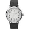 Timex Orologio da uomo analogico al quarzo con cinturino in pelle TW2W45900, Grigio, Retrò