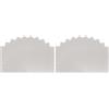 Vaessen Creative Cartone Grigio - Cartone da Rilegatura 30,5 x 30,5 cm - Spessore 1 mm - 10 Fogli - per Rilegatura, Scrapbooking e Journaling (Confezione da 2)