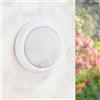 M Ledme - Applique LED con sensore di movimento a sfera 12W PIR 360º, luce calda 4500K, impermeabile IP54, lampada moderna per giardino, patio e terrazza