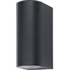 OSRAM Lampada da Parete ENDURA CLASSIC Tube Up-Down, forma tubolare minimalista, Versione GU10, IP54, nylon in fibra di carbonio Antracite