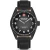 Swiss Military Hanowa Orologio Analogico al Quarzo Svizzero Uomo con Cinturino in Pelle SMWGA0001530