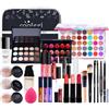 BrilliantDay Trousse Trucchi Donna, Set Trucchi Donna, Kit Trucco Tutto in Uno Palette Cosmetica, Kit Trucchi Make Up Completo con Ombretti Rossetto Correttore Kit Cosmetici per Donne Ragazze Regalo di Natale