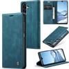 Sojlecyu Cover per Samsung Galaxy A26 5G a Libro Portafoglio, Blu verde | Custodia con 2 slot carte e scomparto banconote, chiusura magnetica, funzione supporto e TPU antiurto - Custodia a libretto