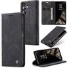 Sojlecyu Cover per Samsung Galaxy A05S Custodia, a Libro Portafoglio in Premium Pelle PU Porta Carte Flip Case Supporto Protezione Case Cover per Samsung Galaxy A05S, Nero