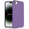N NEWTOP Cover Compatibile per Apple iPhone 16E, Custodia TPU SOFT Gel Silicone Ultra Slim Sottile Flessibile Case Posteriore Protettiva Anti Urto Guscio Scocca Colorato Fina (Viola)