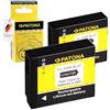 PATONA 2x Batteria ricambio per Panasonic DMW-BLH7 DMW-BLH7E batterie compatibile con Panasonic Lumix DMC-GM1 DMC-GM5 DMC-GF7 DC-GX800 DC-GX880 DMW-LX15