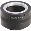 FOTGA T2-EOSR - Anello adattatore per obiettivo T2 T a fotocamera R3 R5 R5C R6 Mark II R7 R8 R10 R50 R100 RP, compatibile con fotocamere mirrorless Canon EOS R Mount