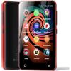 innioasis 160GB Lettore MP3 con Bluetooth e WiFi, Innioasis lettore MP3 Spotify,Pandora, Amazon Music, Audible, Libby, audiolibri,touch screen da 4 pollici, lettore Android MP3 MP4 con（Rosso）