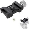 koolehaoda Morsetto a piastra a sgancio rapido con Arca Swiss 38mm compatibile a coda di rondine compatibile, per piastra QR 38mm, Treppiede Monopod Ballhead