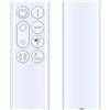 GOUYESHO Telecomando di ricambio adatto per Dyson Dual-Direction purificatore d'aria Cool Fan TP04 TP7C TP06 TP09 DP04 TP07 TP4B 969154-02 (bianco)
