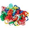 LINKUP - Cat7 26AWG Identificatore di cavo Anelli colorati - 7 colori assortiti, 10 pezzi ciascuno (confezione da 70)