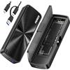 FIDECO Box esterno per SSD M.2 NVMe, adattatore da M.2 NVMe a USB, lettore SSD USB 3.2 Gen 2 (10Gbps) con installazione senza attrezzi, supporto UASP e Trim, design a sandwich