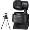 OBSBOT Tiny SE Webcam per PC, Full HD 1080P 100FPS USB Web Cam con tracciamento AI, microfono, treppiede, HDR sfalsato, doppio ISO, telecamera streaming Plug&Play per laptop/desktop, videochiamate
